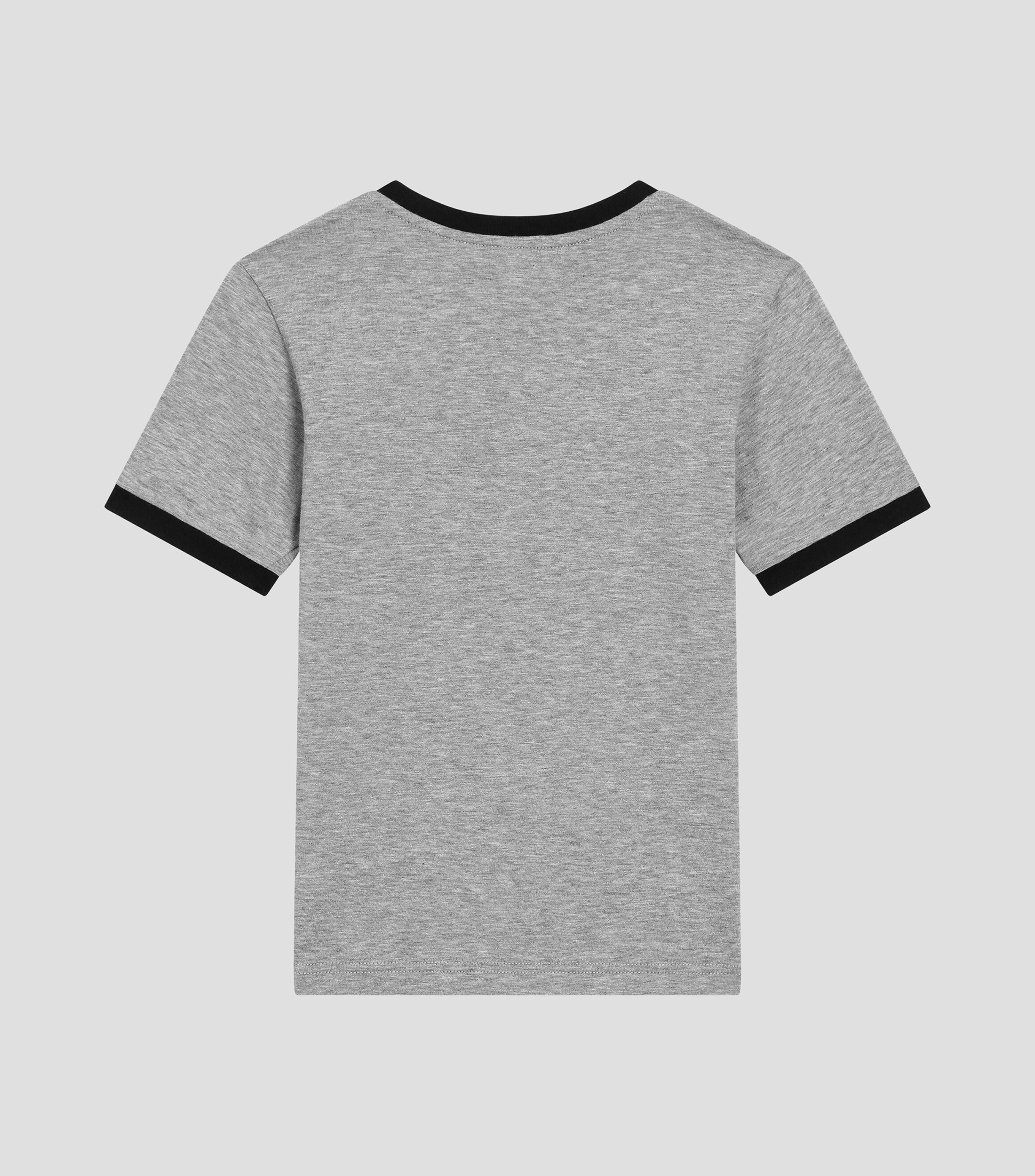 Playera cuello redondo manga corta estampada Niña